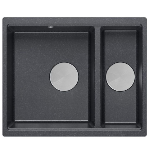 Chiuveta din granit Logan 150 negru metalic [4]