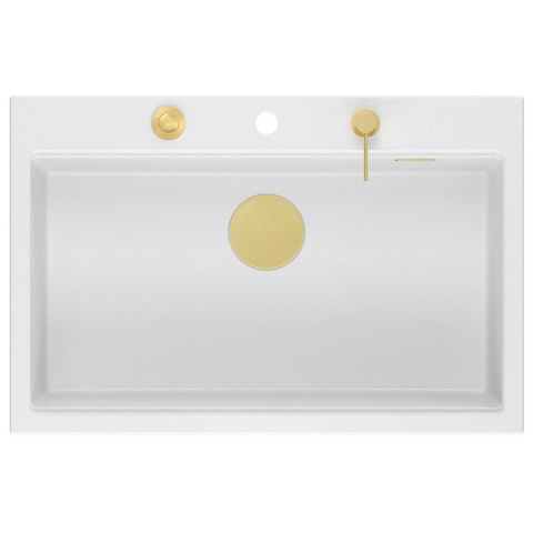 Chiuveta din granit MARC 110 WORKSTATION alb [5]