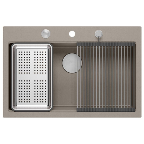 Chiuveta din granit MARC 110 WORKSTATION bej [3]