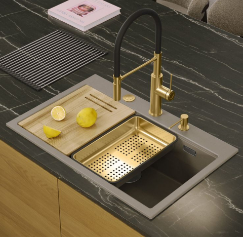 Chiuveta din granit MARC 110 WORKSTATION bej [8]