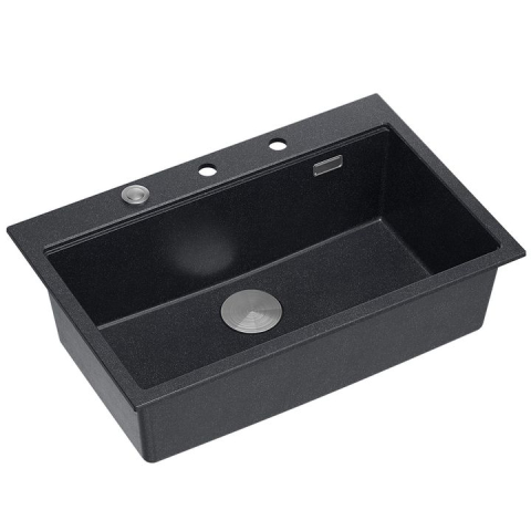 Chiuveta din granit MARC 110 WORKSTATION negru metalic [6]