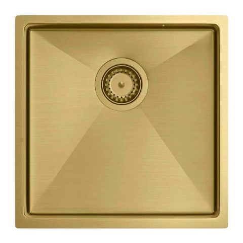 Chiuvetă inox ANTHONY 50 auriu [5]