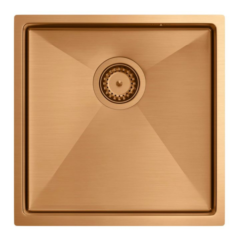 Chiuvetă inox ANTHONY 50 cupru [1]