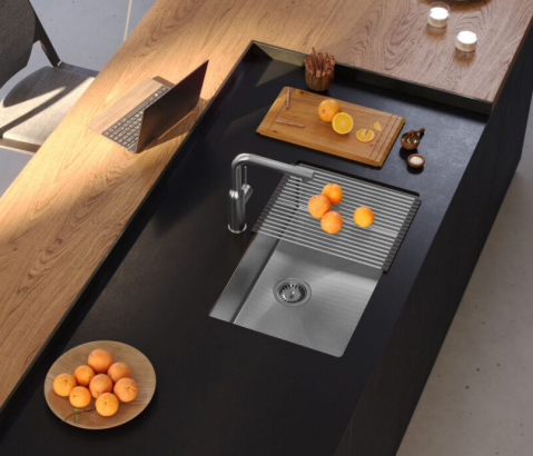 Chiuvetă inox ANTHONY 80 crom periat [2]