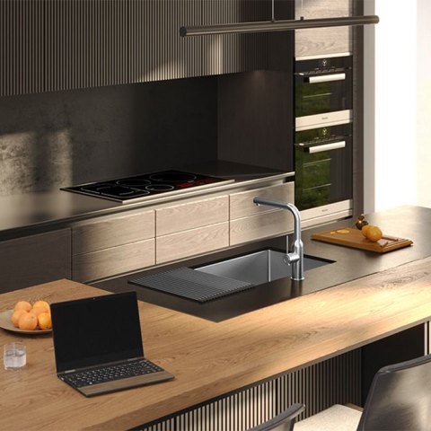 Chiuvetă inox ANTHONY 80 crom periat [3]