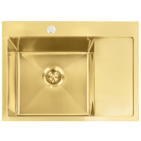 Chiuvetă inox Fin auriu periat [1]