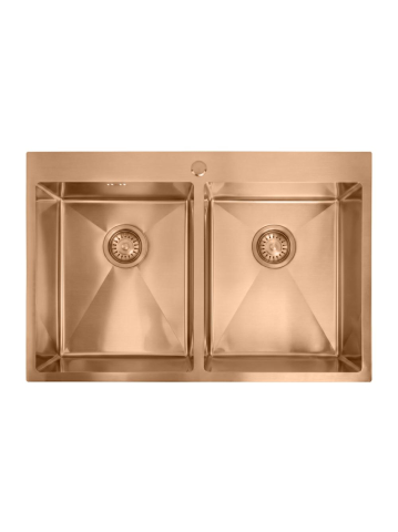 Chiuvete Inox - Chiuvetă inox Joel 83x55 cm cupru periat