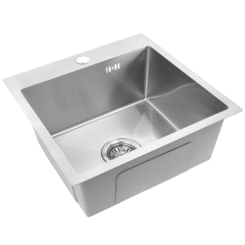 Chiuvetă inox Leo 40 crom periat [6]