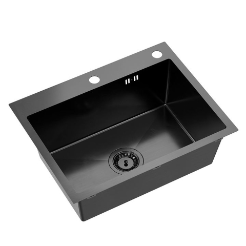 Chiuvetă inox LUKE 110 WORKSTATION negru [4]