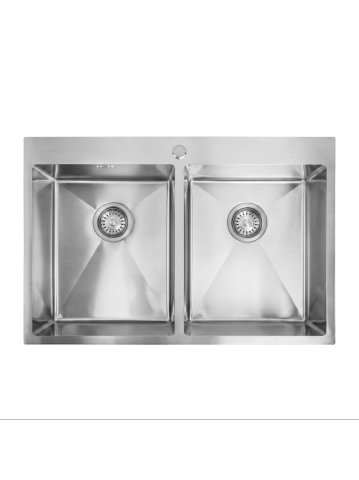 Chiuvetă inox REA Joel 83x55 cm crom periat [8]