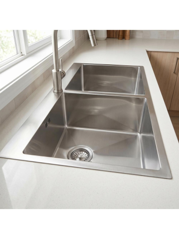 Chiuvetă inox REA Joel 83x55 cm crom periat [3]