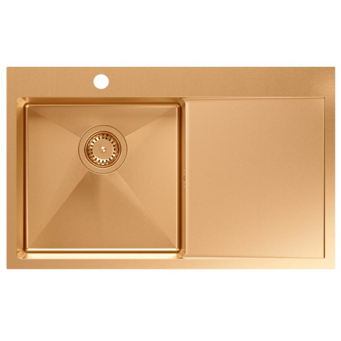 Chiuvetă inox RUSSEL 111 cupru [1]