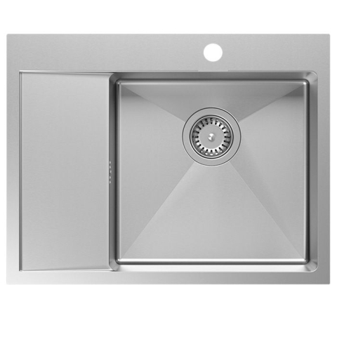 Chiuvetă inox RUSSEL 116  crom periat [3]