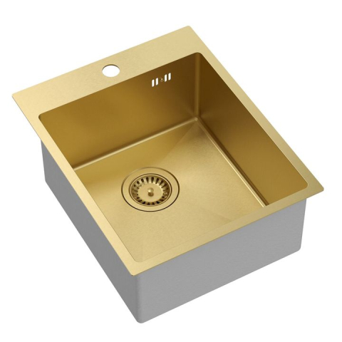 Bucatarie - Chiuvetă inox RUSSEL 90 auriu
