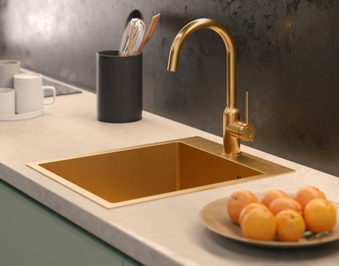 Chiuvetă inox RUSSEL 90 cupru [3]