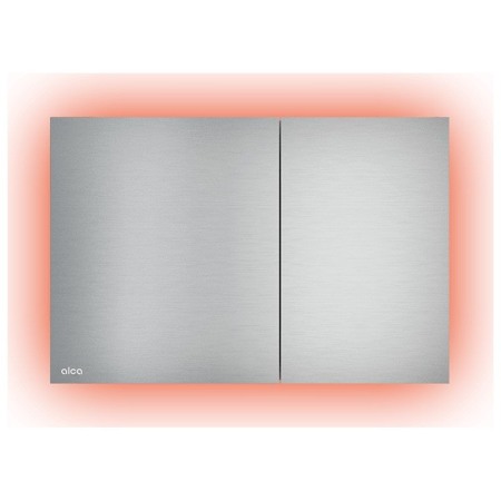 Rezervoare wc - Clapeta de actionare, Alcadrain, Air Light, cu doua volume, iluminare, alunox mat