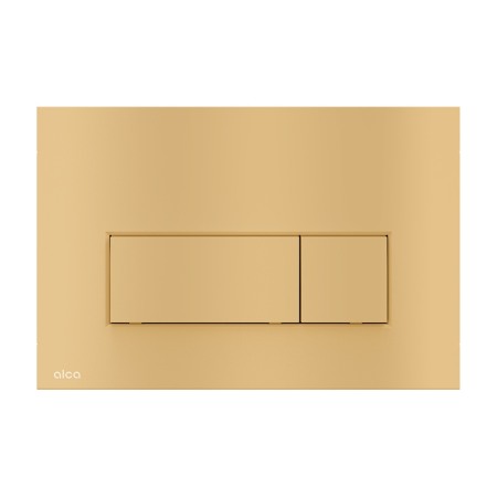 Rezervoare wc - Clapeta de actionare, Alcadrain, Thin, cu doua volume, auriu mat