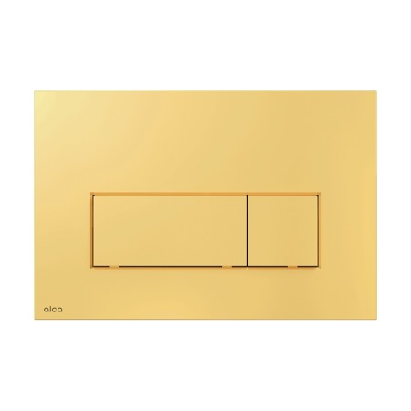 Rezervoare wc - Clapeta de actionare, Alcadrain, Thin, M575, cu doua volume, auriu lucios