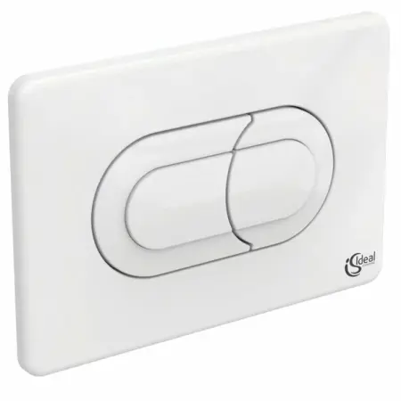 Rezervoare wc - Clapeta de actionare dubla comanda Ideal Standard Solea P1 alb actionare pneumatica