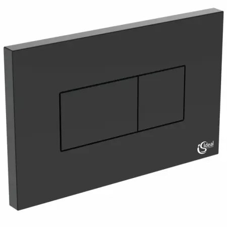 Rezervoare wc - Clapeta de actionare dubla comanda Ideal Standard Solea P2 negru mat actionare pneumatica