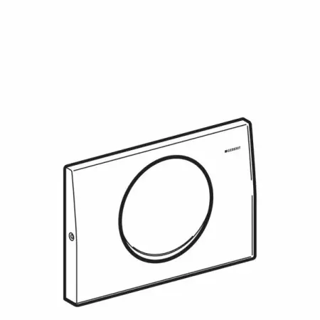 Clapeta de actionare Geberit Delta10 lustruit [1]
