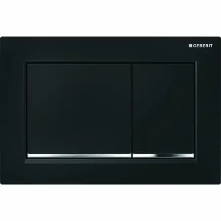 Rezervoare wc - Clapeta de actionare Geberit Omega30 negru crom lucios