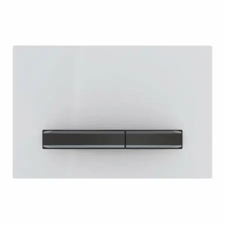 Clapete de actionare - Clapeta de actionare Geberit Sigma50 alb/butoane negru mat