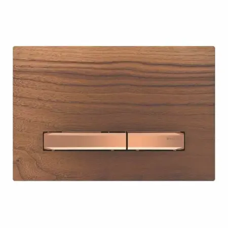 Clapete de actionare - Clapeta de actionare Geberit Sigma50 nuc american/butoane rose gold