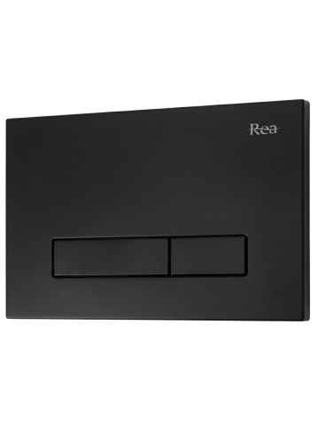 Clapeta rezervor incastrat Rea HD K011A-Q Slim 024N negru mat 245x160x35 mm [6]