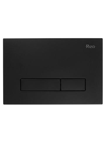 Clapeta rezervor incastrat Rea HD K011A-Q Slim 024N negru mat 245x160x35 mm [8]