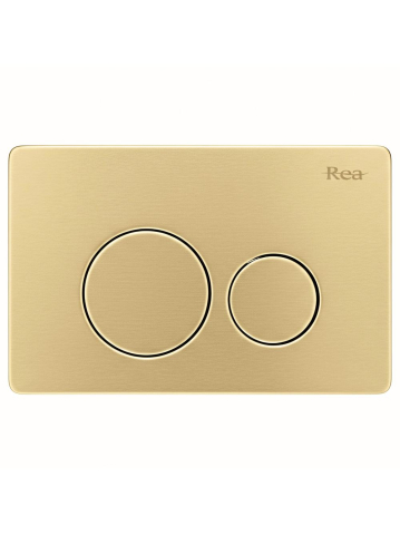 Rezervoare wc - Clapeta pentru rezervor incastrat Rea I K011A-Q auriu periat