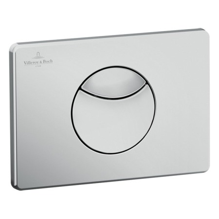 Rezervoare wc - Clapeta Villeroy &amp; Boch, ViConnect, actionare dubla, crom mat