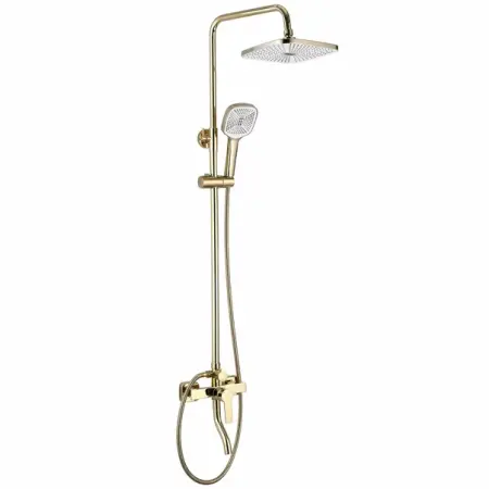 Coloana de dus cu baterie monocomanda auriu Rea Argus [2]