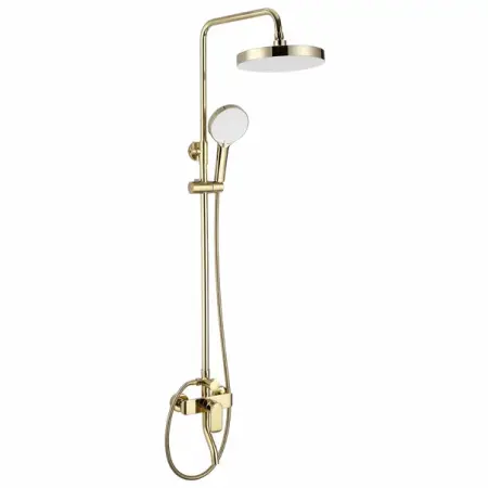 Coloana de dus cu baterie monocomanda auriu Rea Bloom [1]