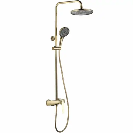 Coloana de dus cu baterie monocomanda auriu Rea Rebel [2]