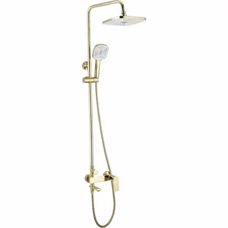 Coloana de dus cu baterie monocomanda auriu Rea Storm [3]
