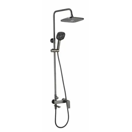 Coloana de dus cu baterie monocomanda gri periat Rea Storm [4]