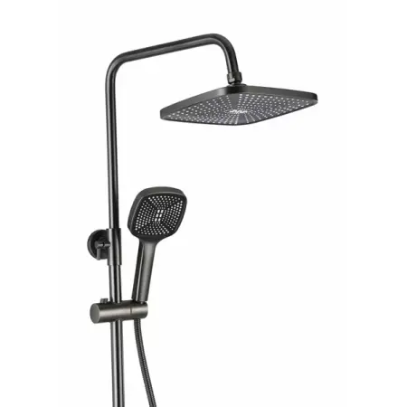 Coloana de dus cu baterie monocomanda gri periat Rea Storm [1]