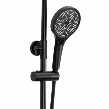 Coloana de dus cu baterie monocomanda negru mat Rea Rebel [3]