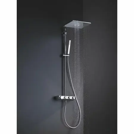 Coloane de dus - Coloana de dus cu baterie termostatata Grohe Euphoria 310 Cube Duo cu 1 functie