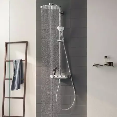 Coloane de dus - Coloana de dus cu baterie termostatata Grohe Euphoria 310 Duo cu 3 functii