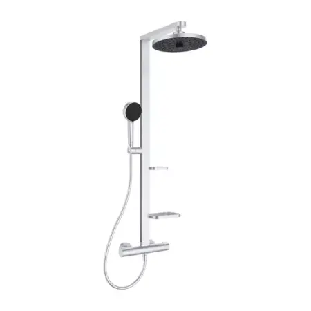 Coloane de dus - Coloana de dus cu baterie termostatata mat Ideal Standard Alu+