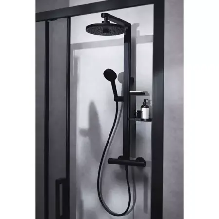 Coloana de dus cu baterie termostatata negru mat Ideal Standard Alu+ [3]