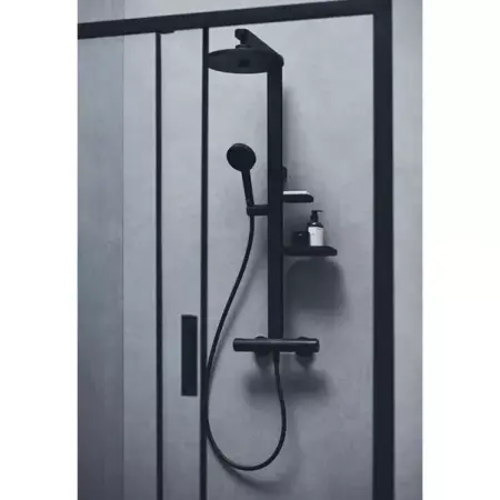 Coloana de dus cu baterie termostatata negru mat Ideal Standard Alu+ [5]