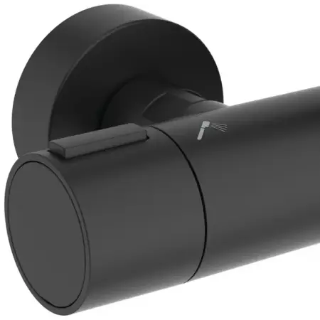 Coloana de dus cu baterie termostatata negru mat Ideal Standard Alu+ [8]