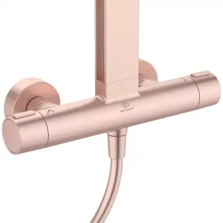 Coloana de dus cu baterie termostatata rose mat Ideal Standard Alu+ [11]