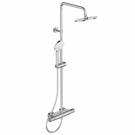 Coloane de dus - Coloana de dus cu baterie termostatata si etajera depozitare Ideal Standard Ceratherm T50