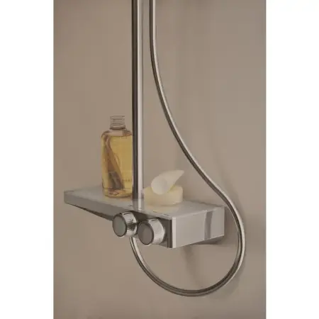 Coloana de dus cu baterie termostatata si etajera sticla Ideal Standard Ceratherm S200 [2]