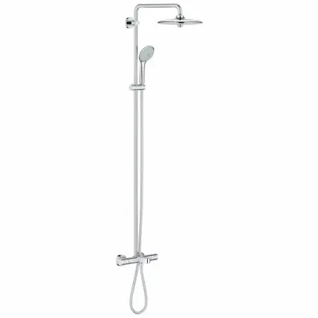 Coloane de dus - Coloana de dus cu baterie termostatata si pipa cada Grohe Euphoria 260