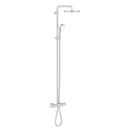 Coloane de dus - Coloana de dus cu baterie termostatata si pipa cada Grohe Tempesta Cosmopolitan 250